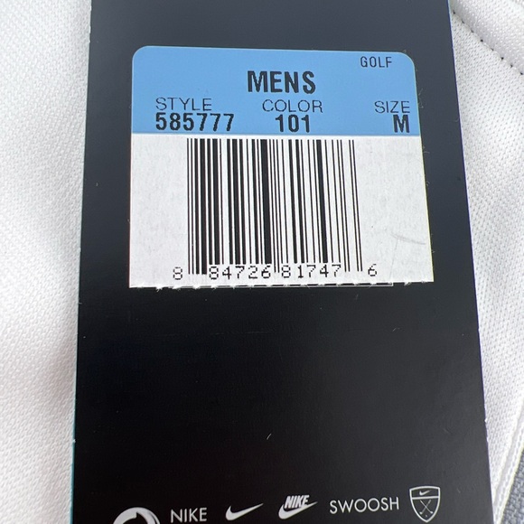 Nike men’s 1/4 zip pullover. Tour performance DriFit. Size medium - Picture 5 of 5